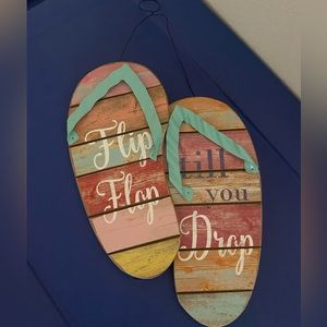 Flip flop/beach home decor